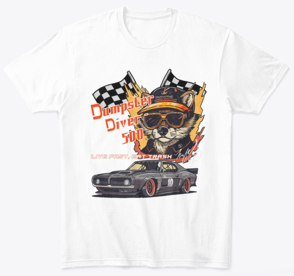 RF Dumpster Diver-500 T-shirt
